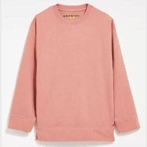 NWOT KOTO Open Cocoon Crew Neck Sweatshirt